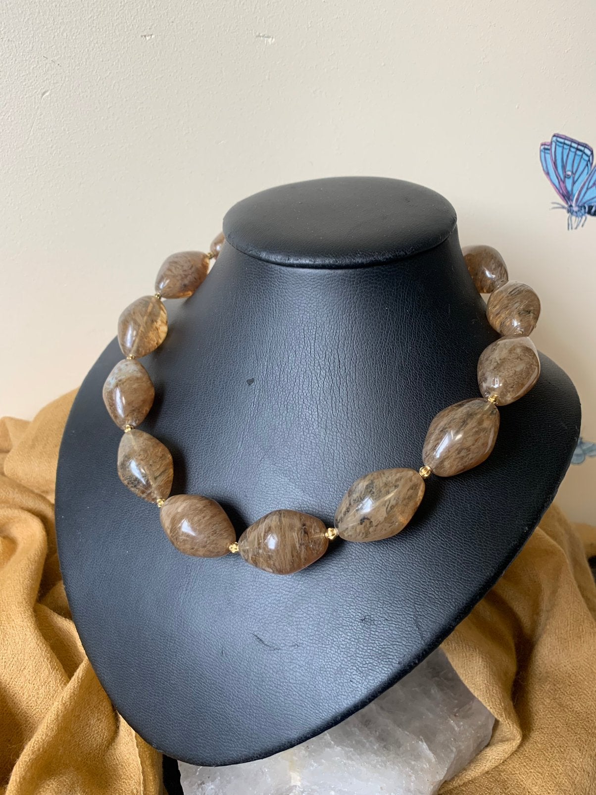 Limonietkwarts gloden healer beschermt sjamaan zuivert, Sieraden, Tassen en Uiterlijk, Kettingen, Ophalen of Verzenden, Nieuw