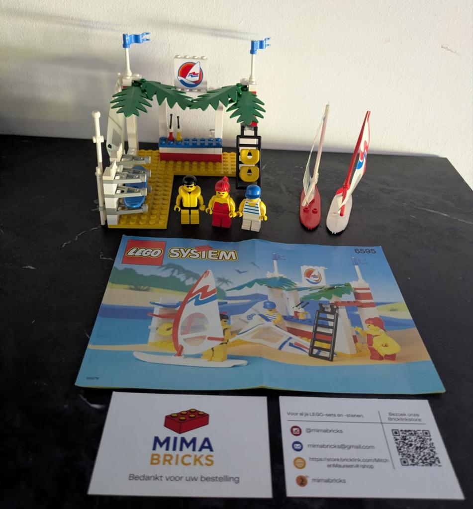 LEGO System 6595 Surf Shack - Complete set, Gebruikt, LEGO System, LEGO Group, Aastvej 1, 7190 Billund, Denemarken, Ophalen of Verzenden