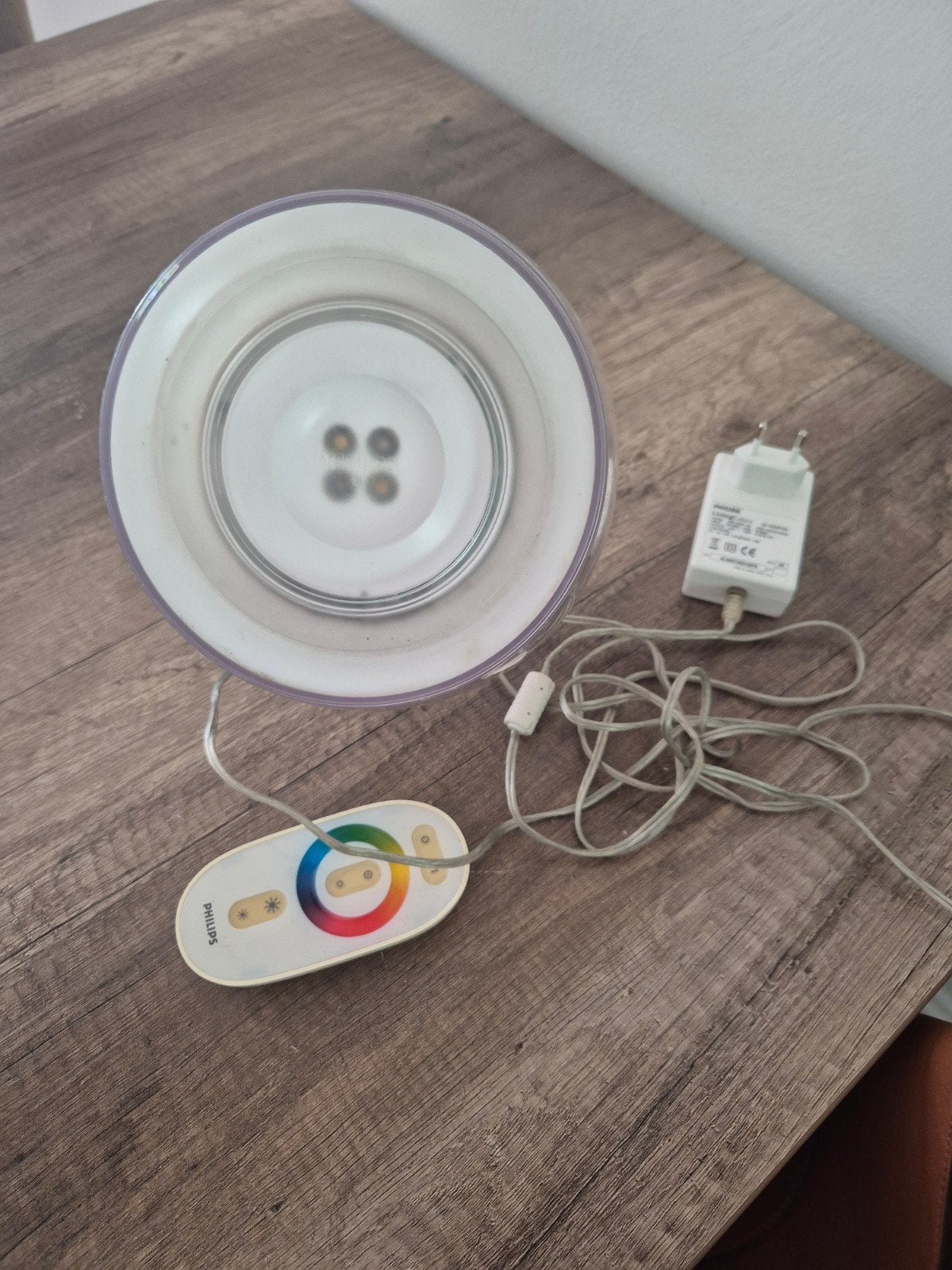 Philips Living Colors LED lamp (afstandsbediening defect), Kleur aanpasbaar, Ophalen, Gebruikt, Philips