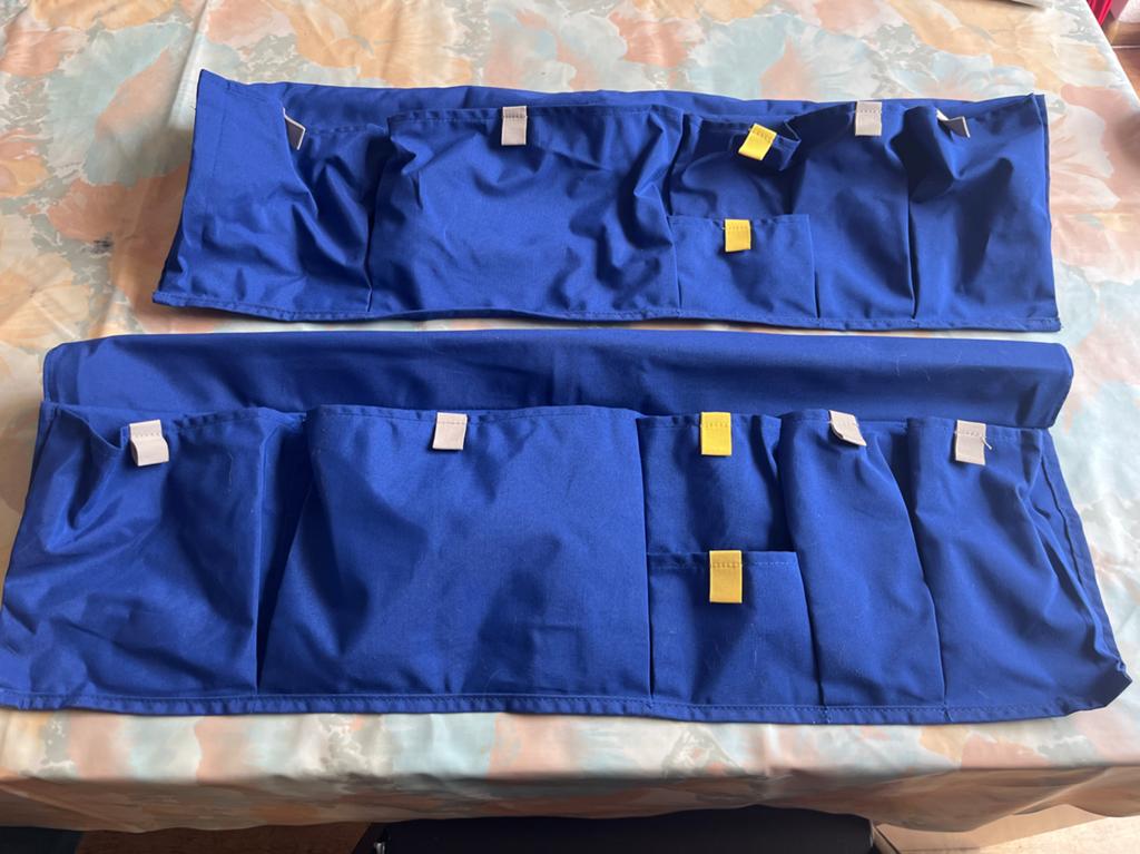 2x IKEA bedhangers/opbergers voor aan bed, Ophalen of Verzenden, Gebruikt, Overige typen