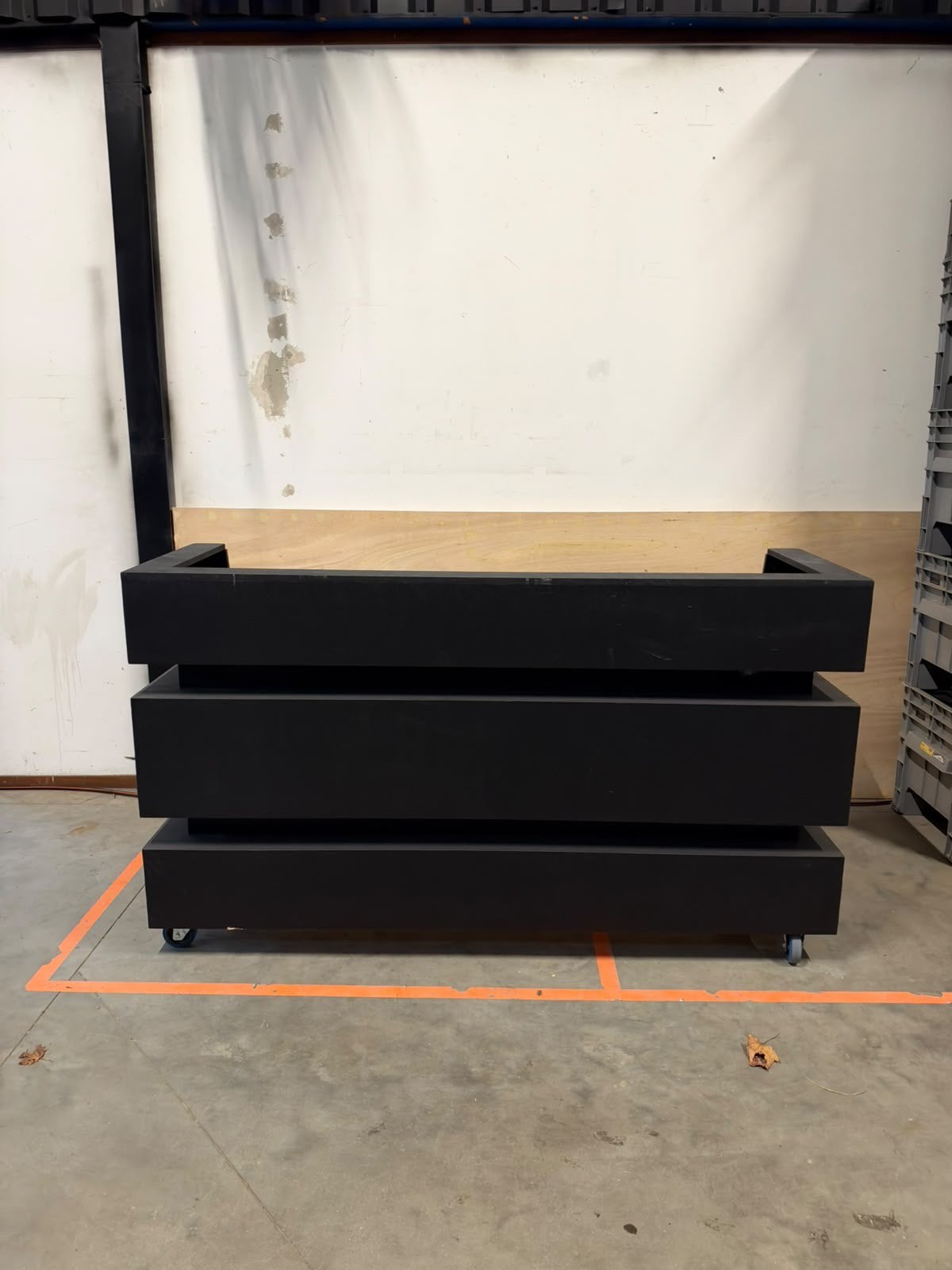 ✅ Dj Booth incl. Hoes & Led strips (Matte zwart), Ophalen, Zo goed als nieuw, Licht