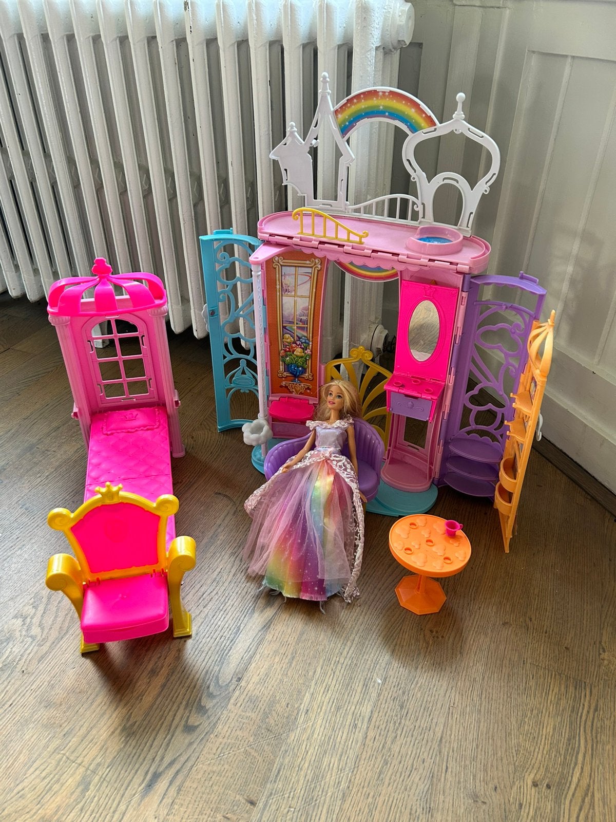 Barbie dreamtopia draagbaar kasteel, Ophalen of Verzenden, Gebruikt, Barbie