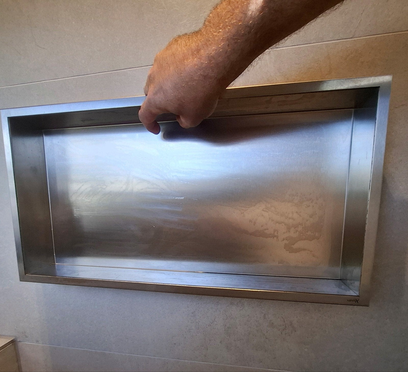 LoooX boX Inbouwnis RVS 60x30x7 cm, Overige typen, Nieuw, Minder dan 25 cm, Minder dan 100 cm