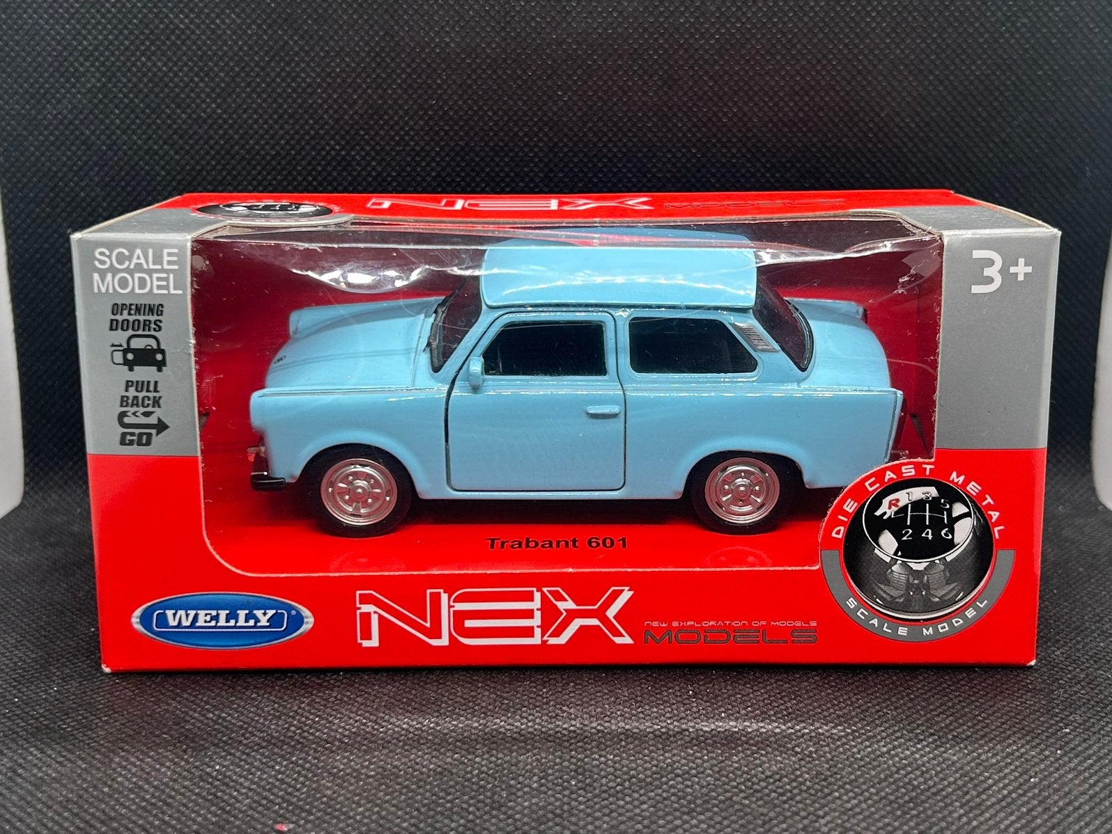 Welly Trabant 601 1:36 OVP, Verzenden, Zo goed als nieuw, Auto