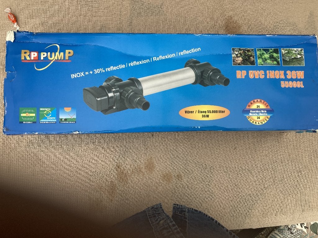 RP UVC lamp INOX (RVS) 36 Watt, Ophalen, Zo goed als nieuw, Overige typen