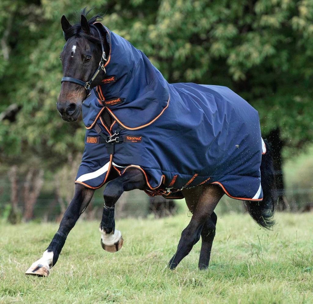 ZGAN Horseware Rambo Supreme Turnout Plus 6.3, Cob (M), Linersysteem, Ophalen of Verzenden, Zo goed als nieuw