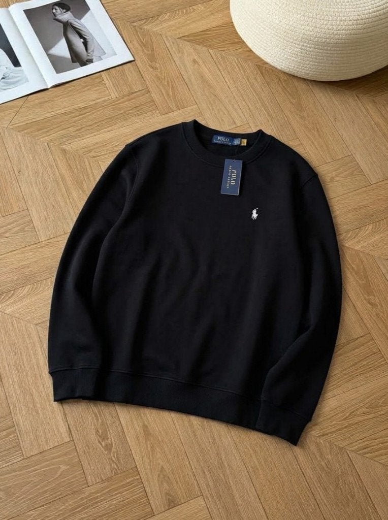 Ralph Lauren Sweater Heren - Maat L, Maat 52/54 (L), Zwart, Ralph Lauren, Nieuw