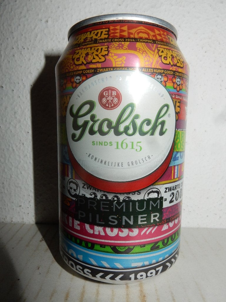 2016 ZWARTE CROSS GROLSCH Bier Blikje (leeg), Ophalen of Verzenden, Flesje(s), Grolsch