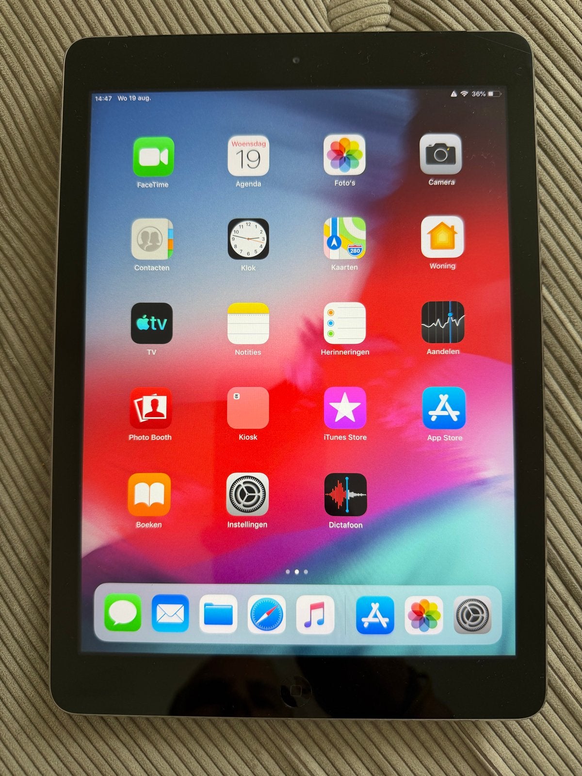 Apple iPad Air (1e gen) 32GB Wi-Fi + Cellular Spacegrijs, 10 inch, Gebruikt, 32 GB, Apple iPad Air