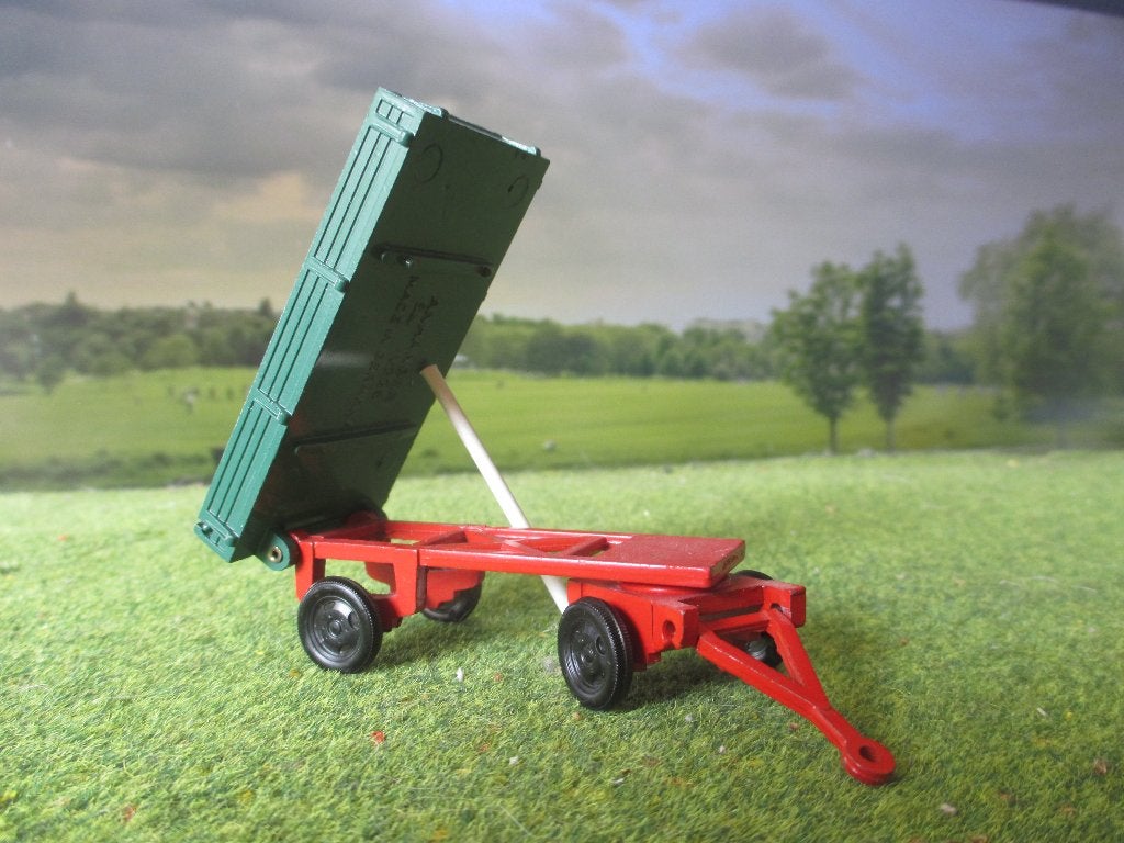 1:55 Kipper aanhangwagen - SiKu V225 donkergroen, Ophalen of Verzenden, Zo goed als nieuw, Hijskraan, Tractor of Landbouw, SIKU