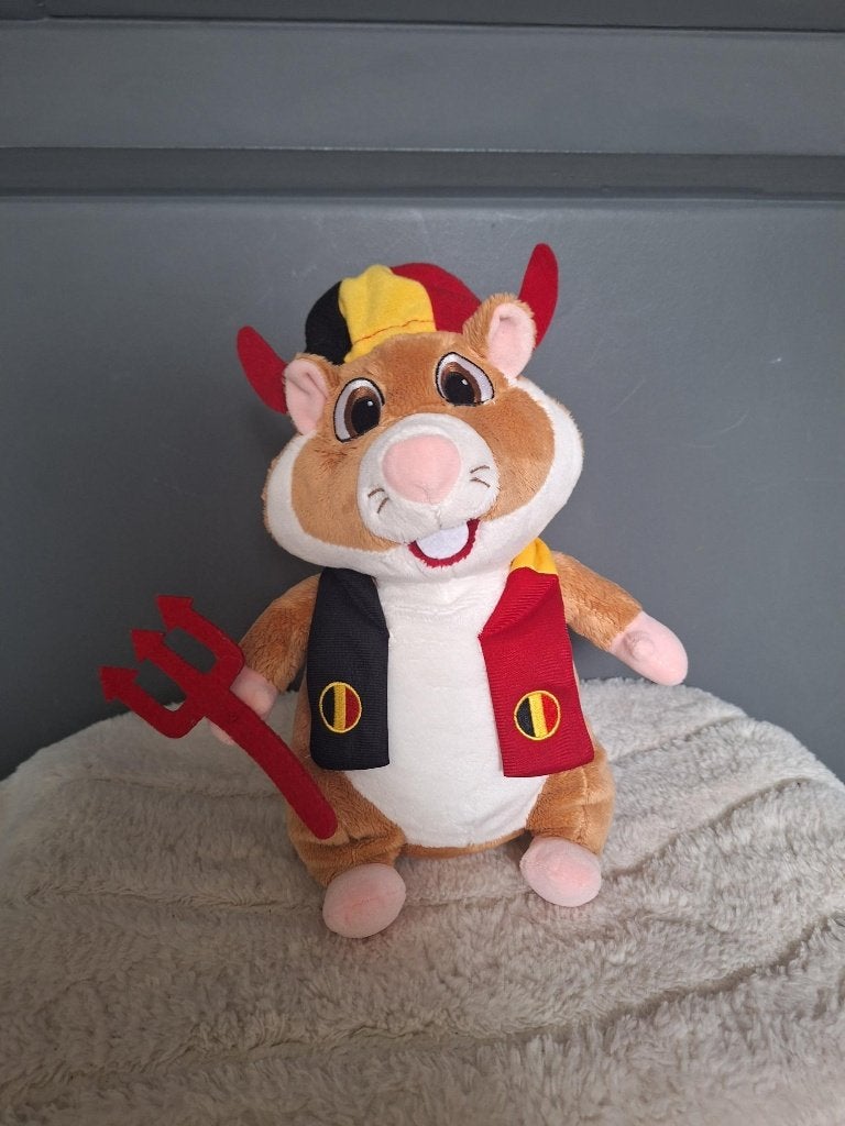 AH hamster belgie voetbal rode duivel, Albert Heijn, Overige typen, Ophalen of Verzenden, Zo goed als nieuw