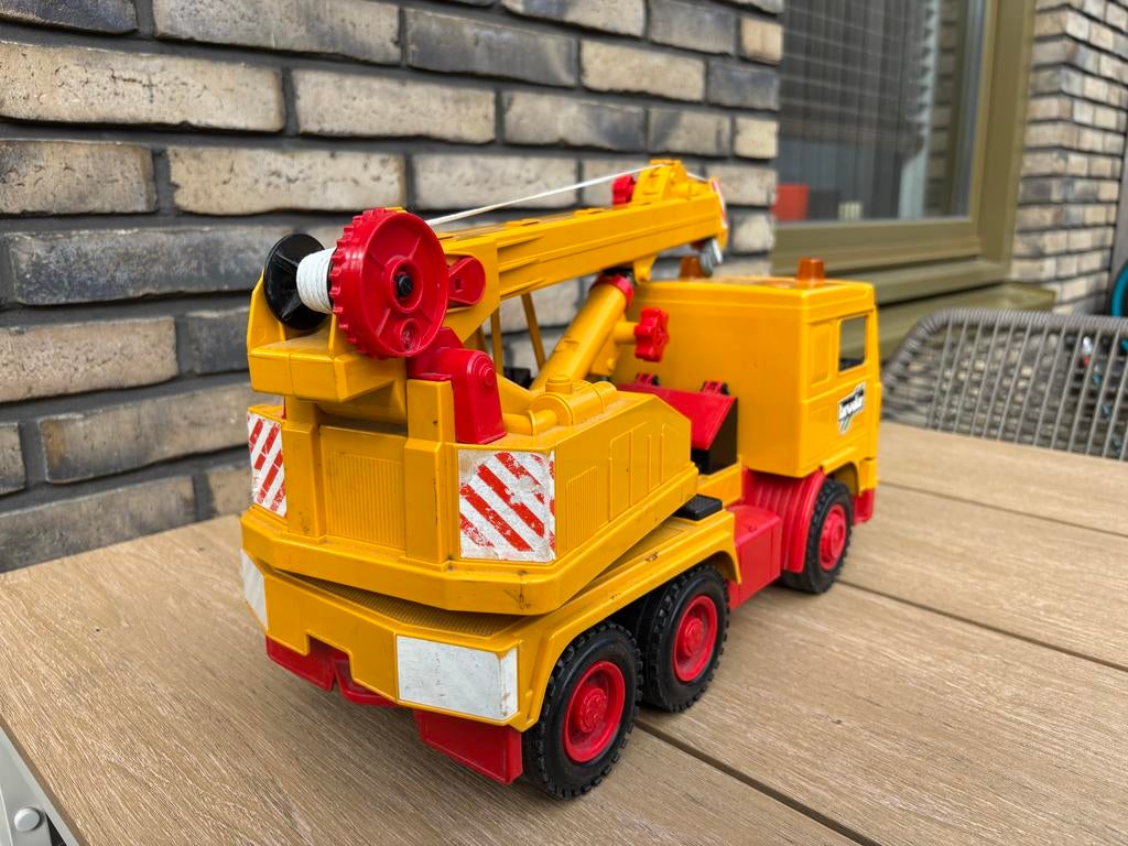 Bruder Volvo Tele-Kraanwagen - Speelgoed Kraan, Ophalen, Gebruikt