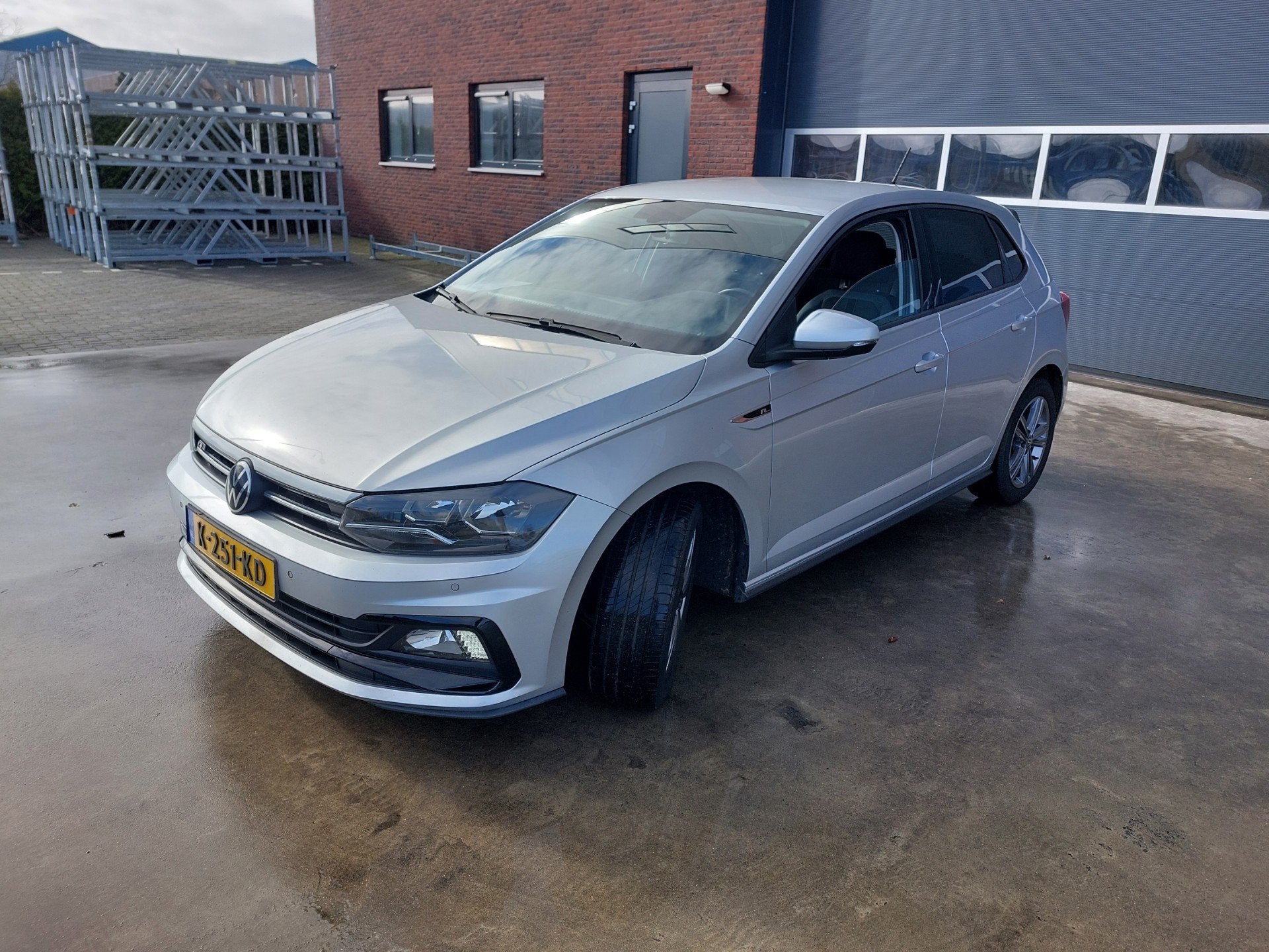Volkswagen Polo 1.0 TSI Highline Business R Airco/ECC / NAV, Auto's, Voorwielaandrijving, Gebruikt, 49 €/maand, Origineel Nederlands