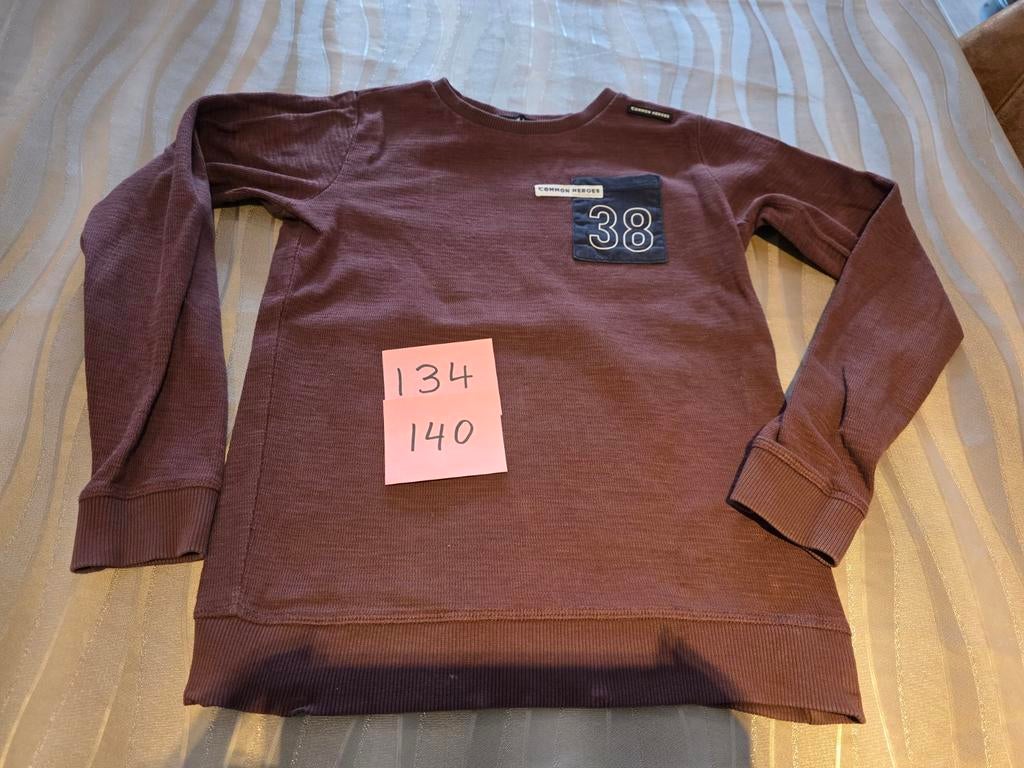 Mooie bordeauxrode trui van Common Heroes, maat 134-140, Trui of Vest, Common heroes, Ophalen of Verzenden, Zo goed als nieuw