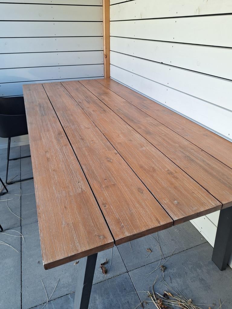 Tuintafel 220x 100, Ophalen of Verzenden, Rechthoekig