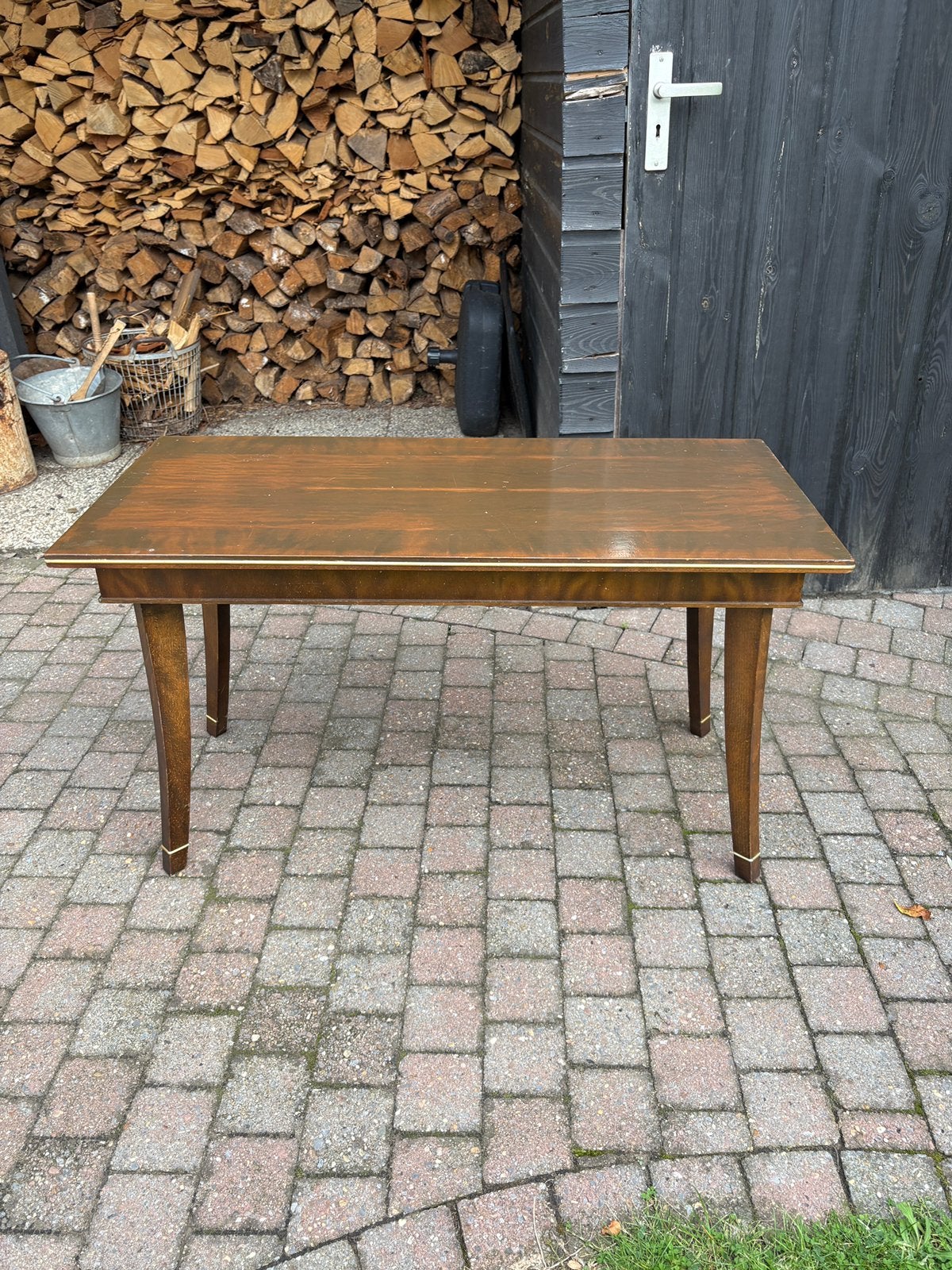 Vintage salontafel, Ophalen, Gebruikt, 100 tot 150 cm, Vintage