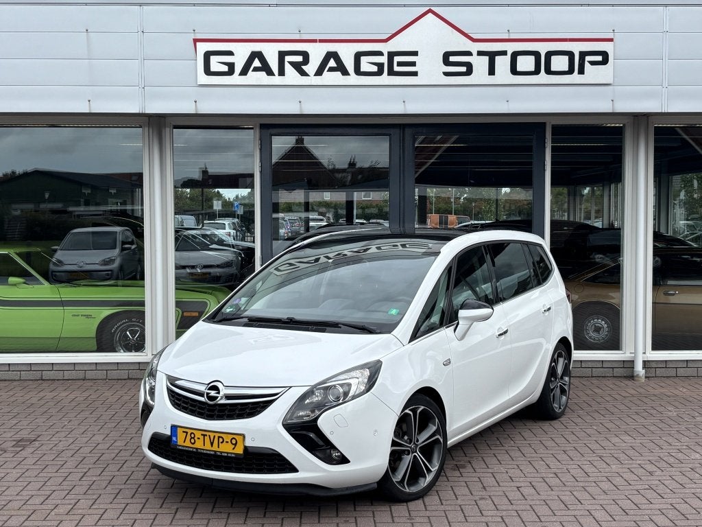 Opel Zafira Tourer 1.4 Cosmo 7persoons, 19" LMV, Vol leder,, Auto's, 1513 kg, Euro 5, 4 cilinders, 7 stoelen