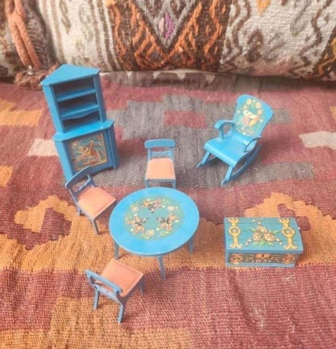 Lundby Houten Poppenhuis Woonkamer, Ophalen of Verzenden, Gebruikt, Poppenhuis