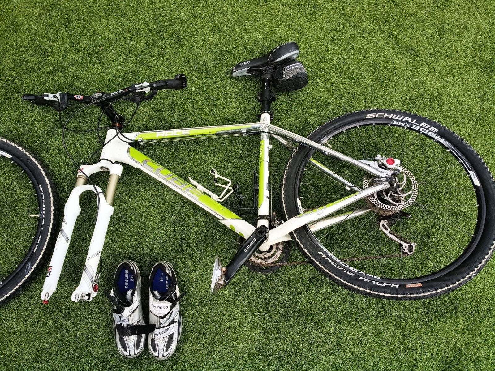 Mountainbike Cube Race inc Shimano SPD-SL schoenen maat 46, Ophalen, Gebruikt, Racefiets, Overige typen