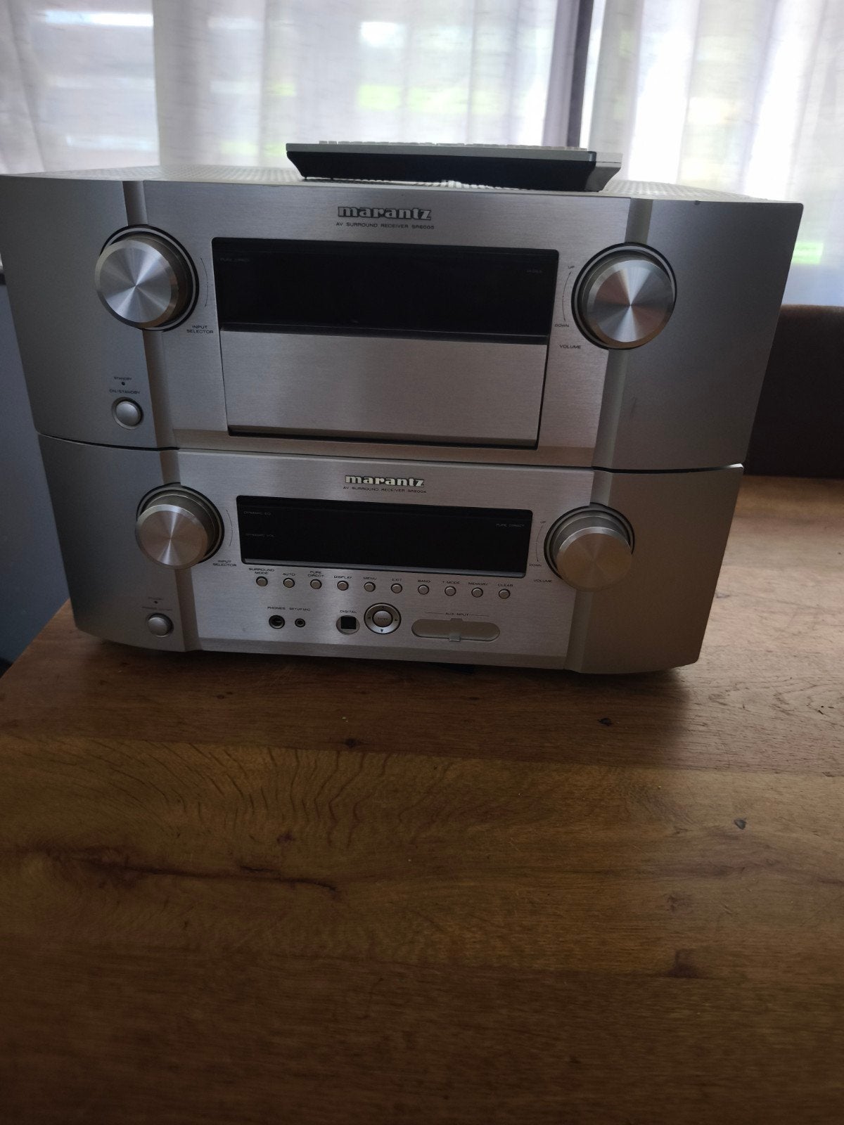 2 Marantz reiceivers SR 5004 & SR 6005 voor de hobbyist, Ophalen of Verzenden, Gebruikt, 120 watt of meer, Marantz