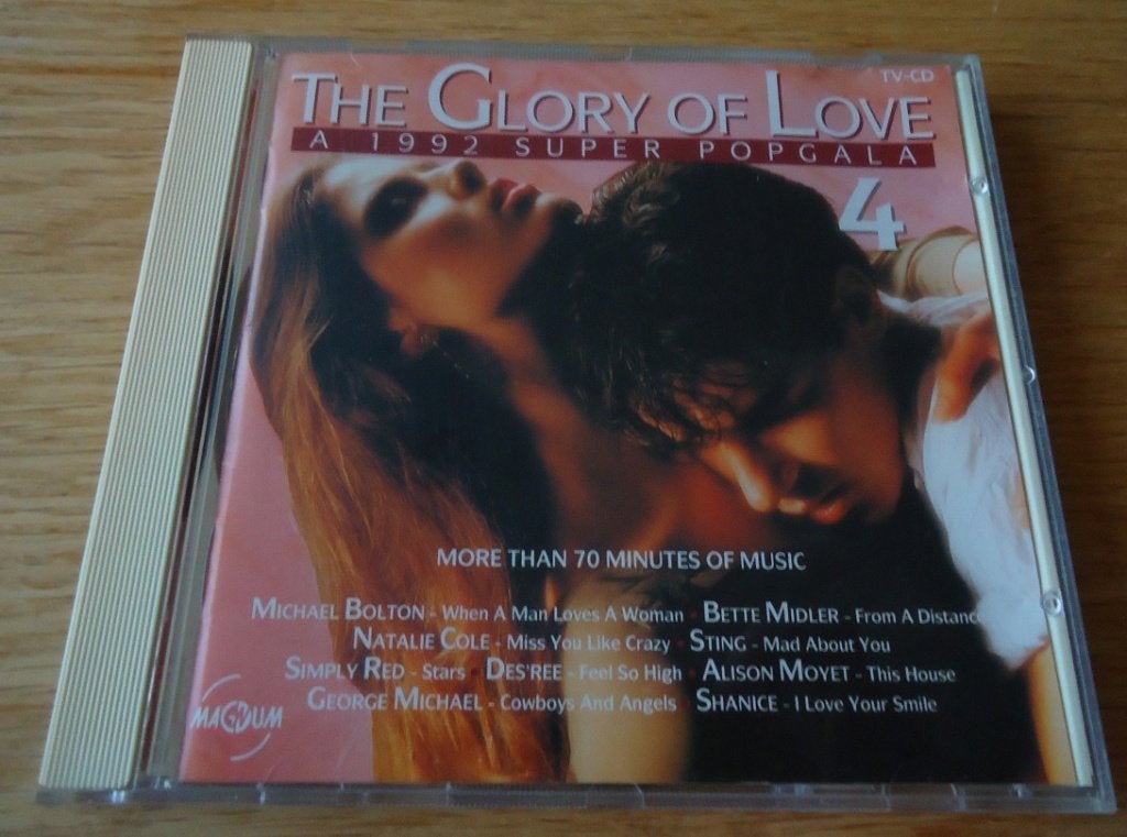 De originele verzamel-CD The Glory Of Love 4 van Magnum., Inclusief doosje, Ophalen of Verzenden, Zo goed als nieuw, Verzamelalbum