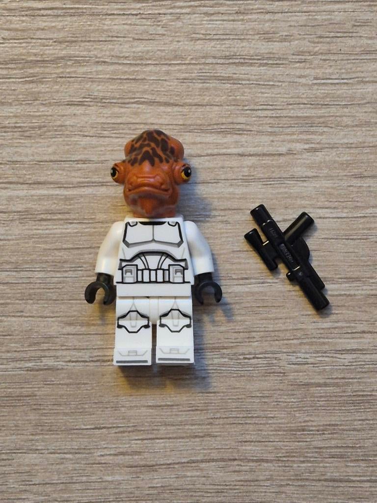LEGO Star Wars Admiral Ackbar minifiguur, Ophalen of Verzenden, Zo goed als nieuw