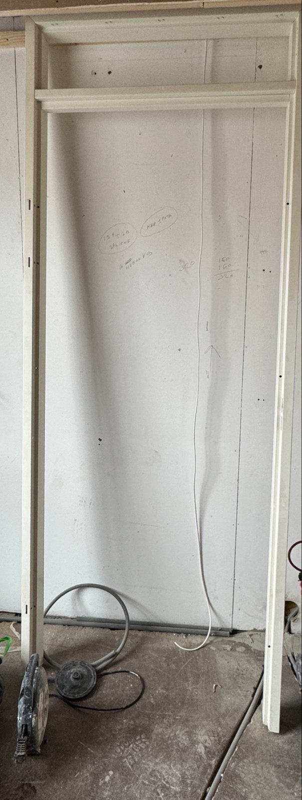 Binnendeur met kozijn - Zo goed als nieuw, Doe-het-zelf en Verbouw, 80 tot 100 cm, Binnendeur, Ophalen of Verzenden, Zo goed als nieuw