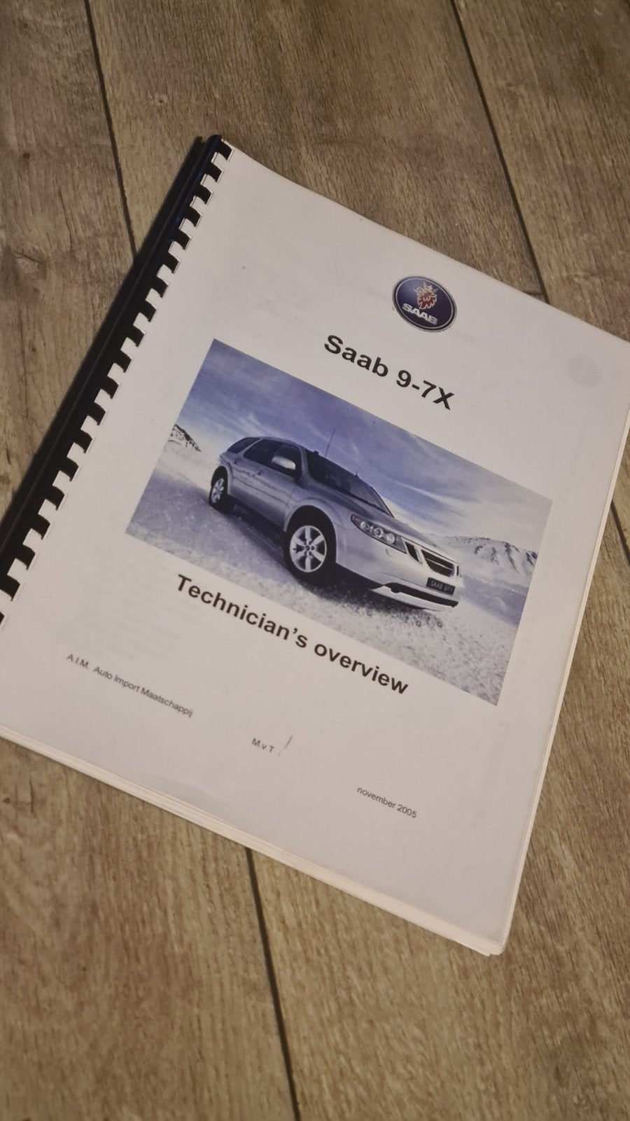Saab 9-7X technisch boek interne uitgave, Ophalen of Verzenden