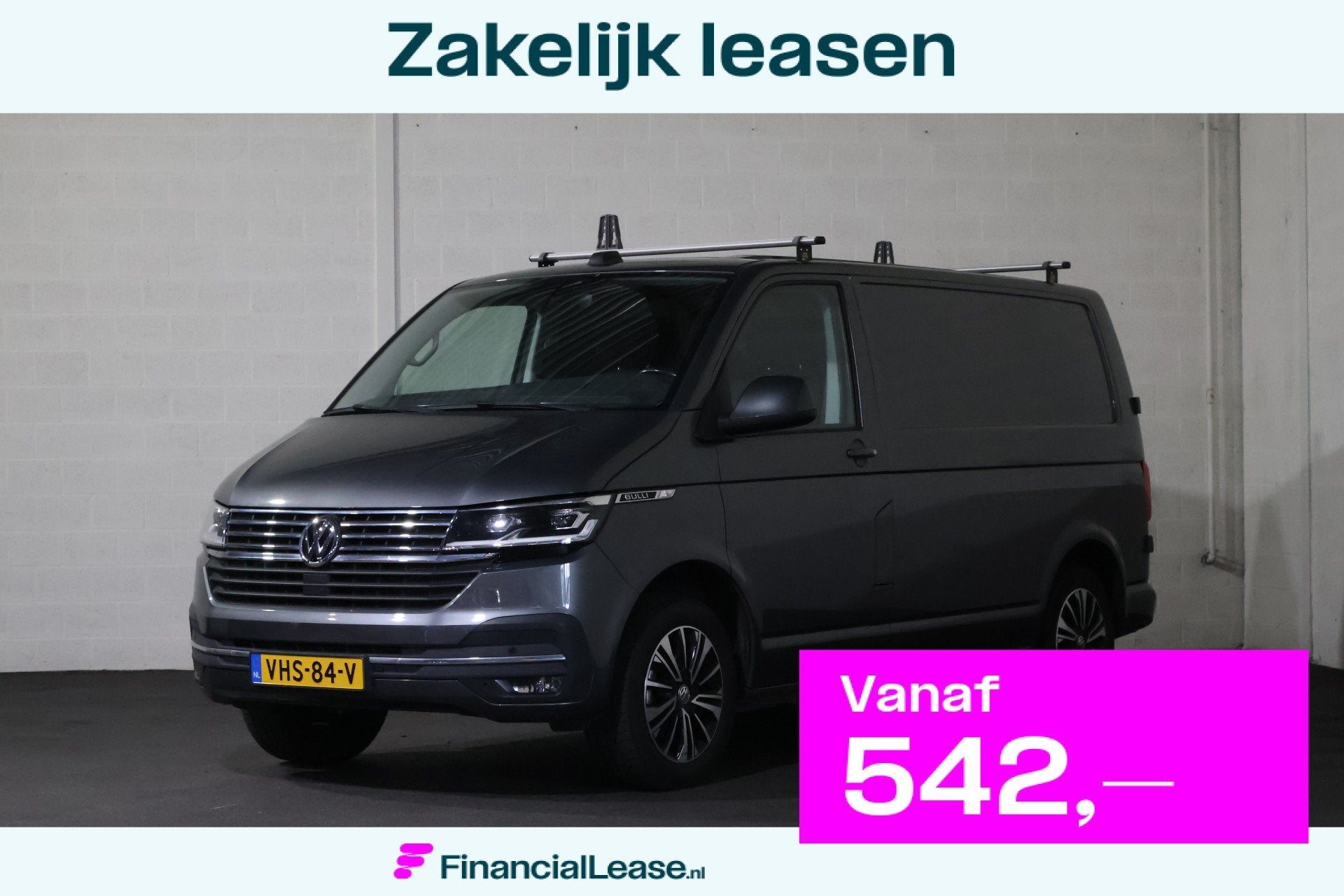 Volkswagen Transporter 2.0 TDI Bulli L1 H1 Automaat Leer Led, 1849 kg, Stof, Gebruikt, Euro 6