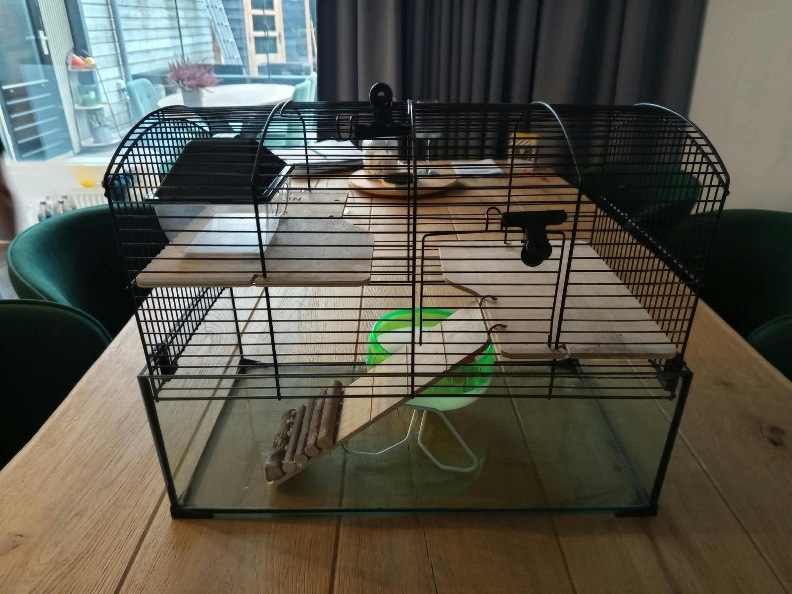 knaagdierkooi met accessoires, Dieren en Toebehoren, Kooi, Minder dan 75 cm, Hamster, Ophalen
