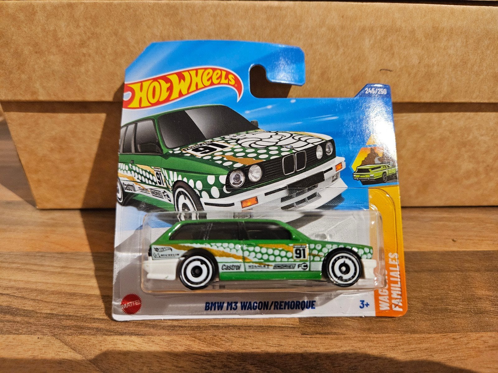 Hotwheels Hot Wheels BMW M3 E30 Touring Groen in OVP, Ophalen of Verzenden, Zo goed als nieuw, Auto