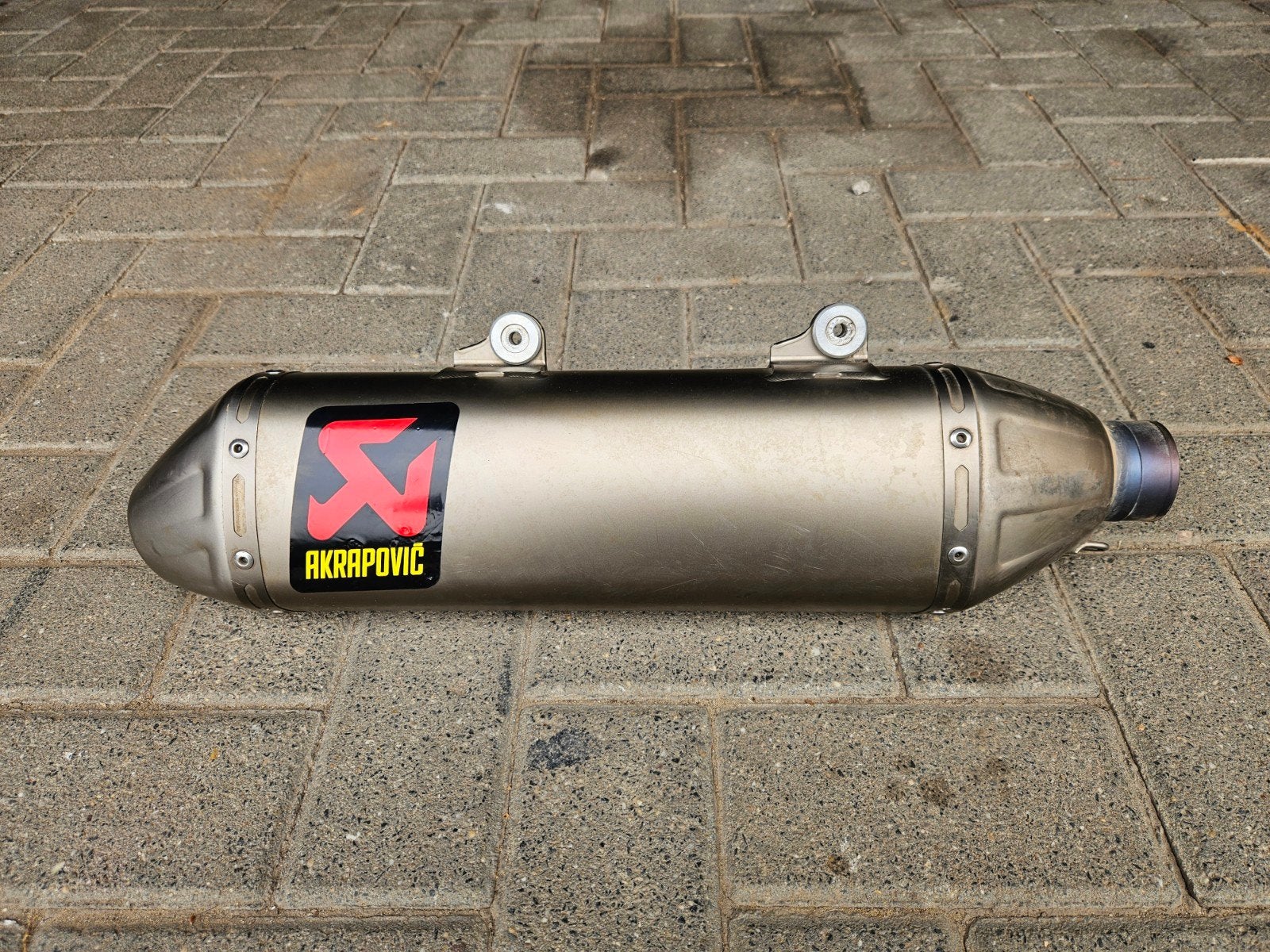 husqvarna ktm akrapovic uitlaatdemper, Ophalen of Verzenden, Gebruikt