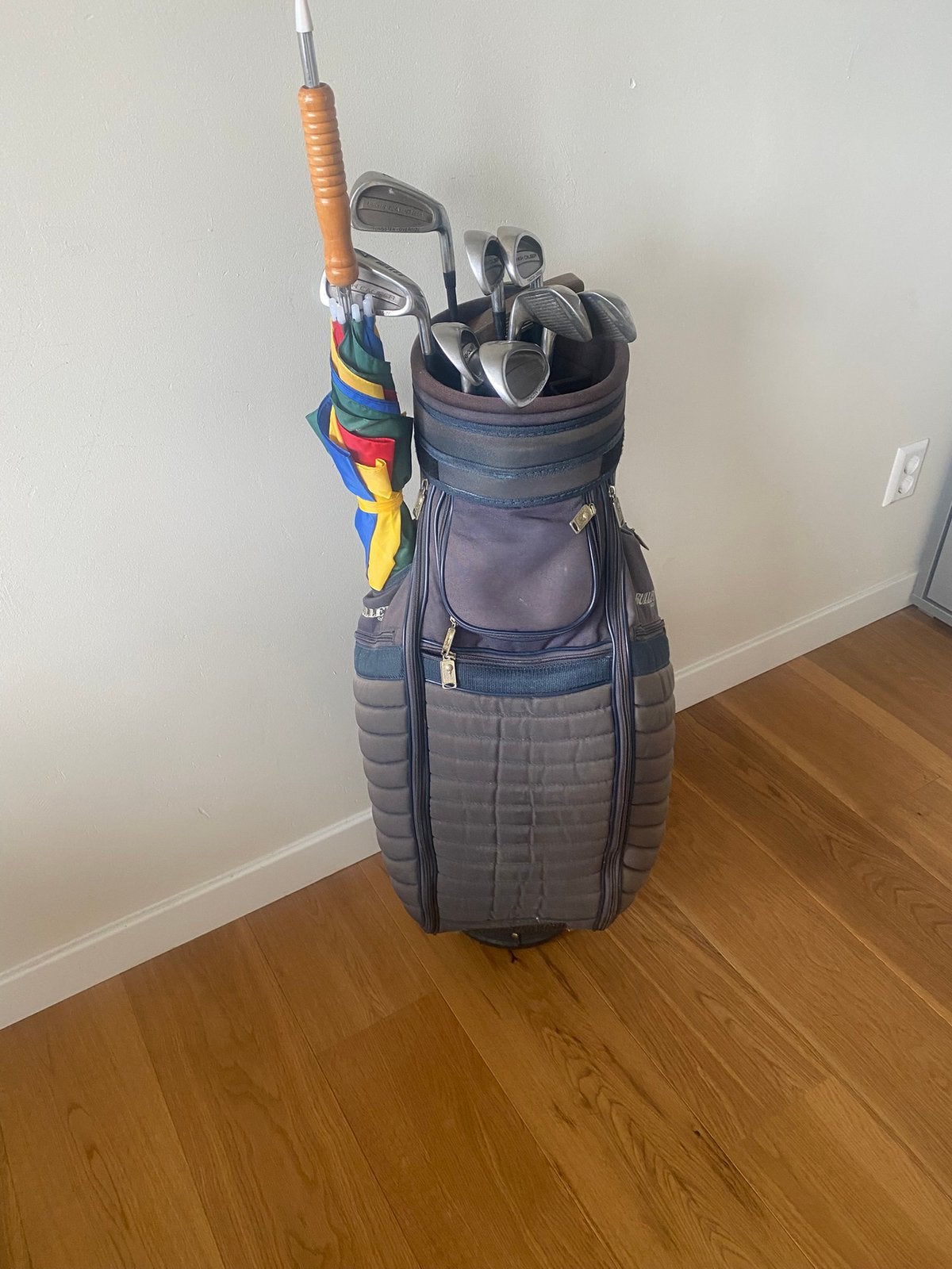 Complete Bullet ijzerset + Bullet cart bag + gratis putter, Sport en Fitness, Golf, Ophalen, Gebruikt, Set