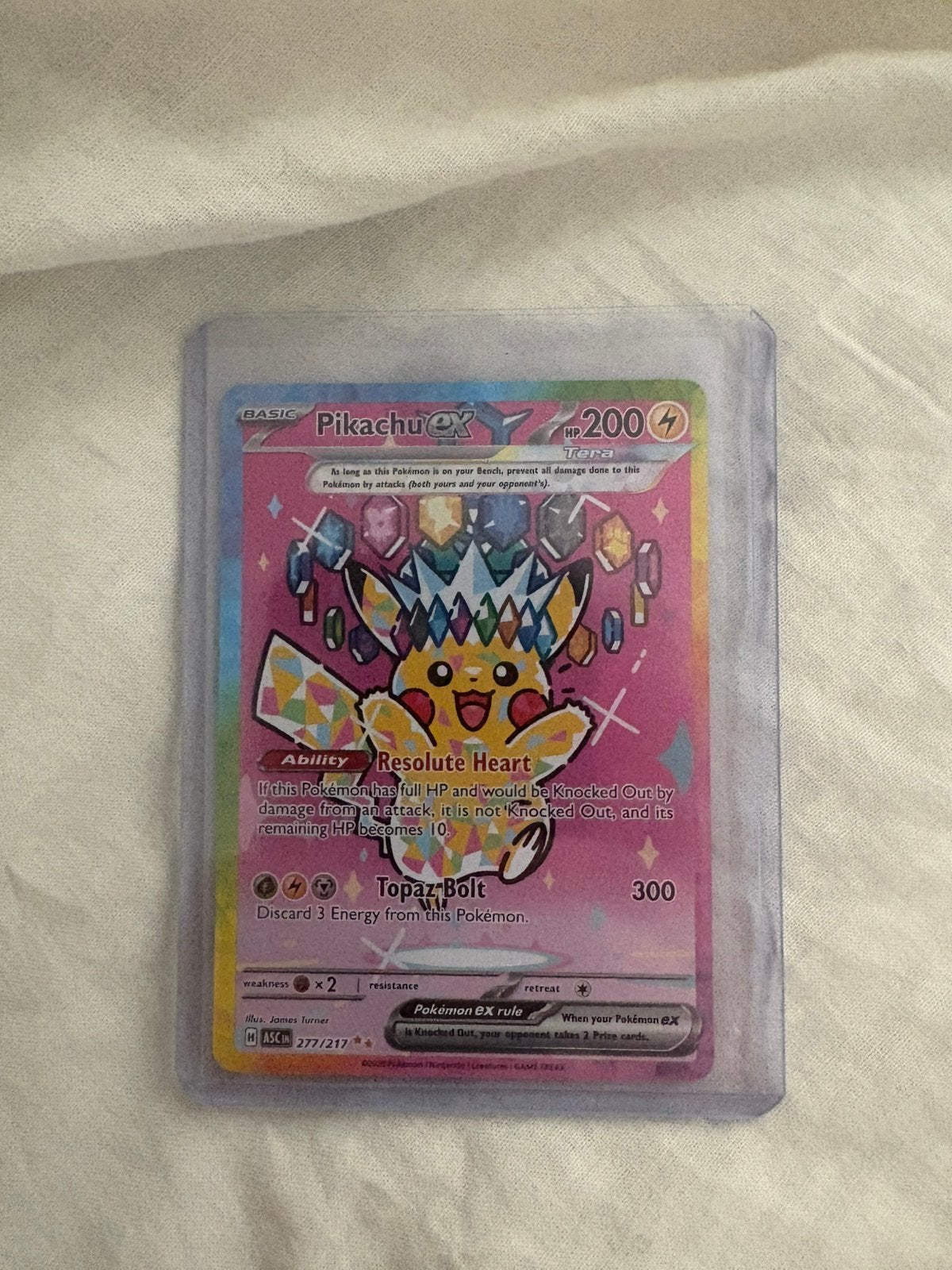Pikachu ex, Ophalen, Zo goed als nieuw
