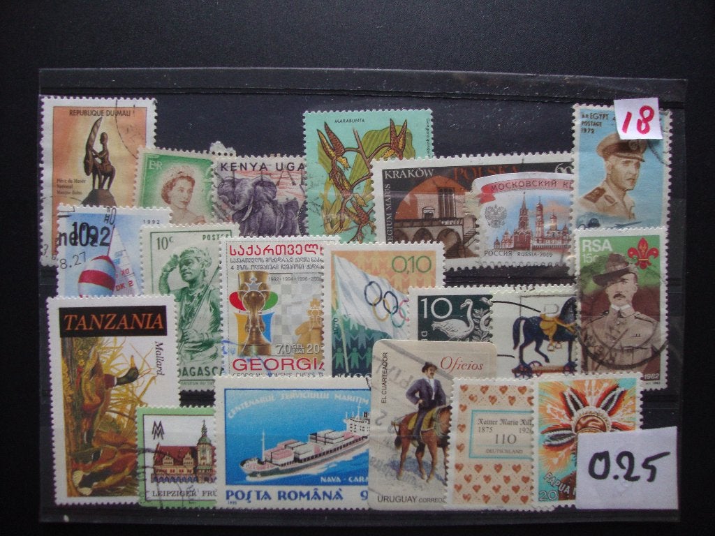 div zegels, Ophalen of Verzenden, Gestempeld