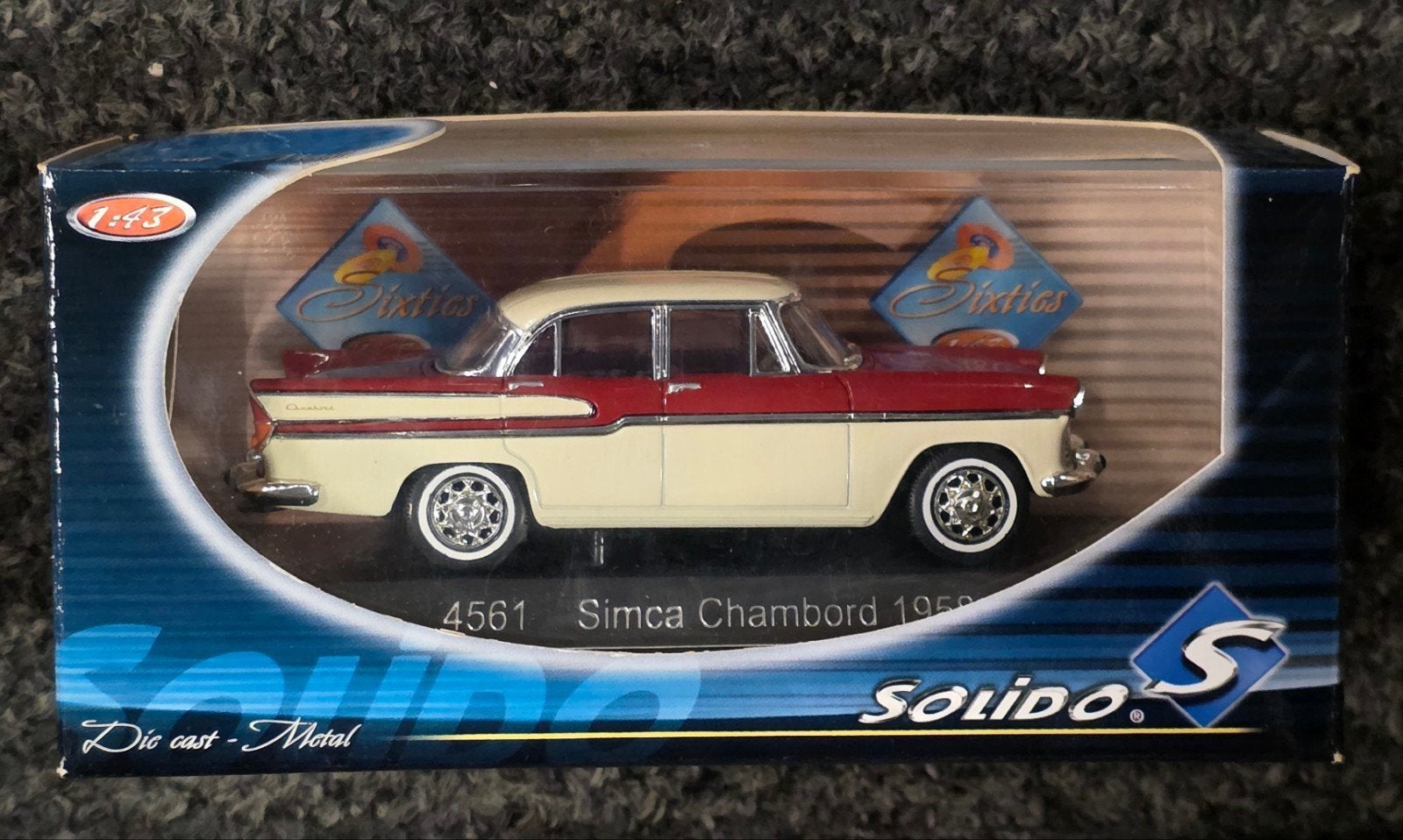 Solido 1:43 Simca Chambord 1958 4-Deur Sedan Modelauto MIB!, Ophalen of Verzenden, Nieuw, Auto, Solido