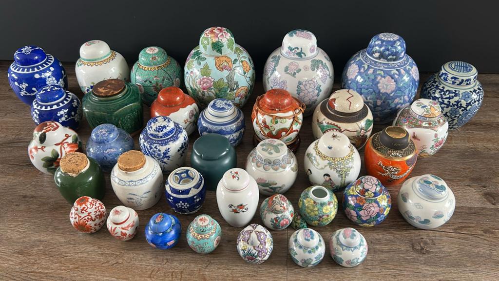 Collectie Chinese gemberpotten, Antiek en Kunst, Antiek | Porselein, Ophalen