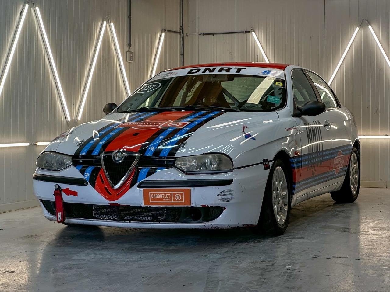 Alfa Romeo 156 Twinspark cup | CIRCUIT | Race | Trackto, Auto's, Voorwielaandrijving, 4 stoelen, Wit, Bedrijf