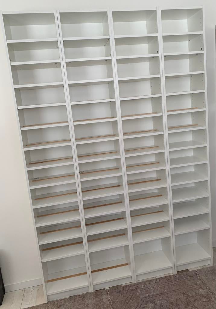 Billy kasten (4 stuks, 40cm breed), 150 discs of meer, Ophalen of Verzenden, Zo goed als nieuw, Hout