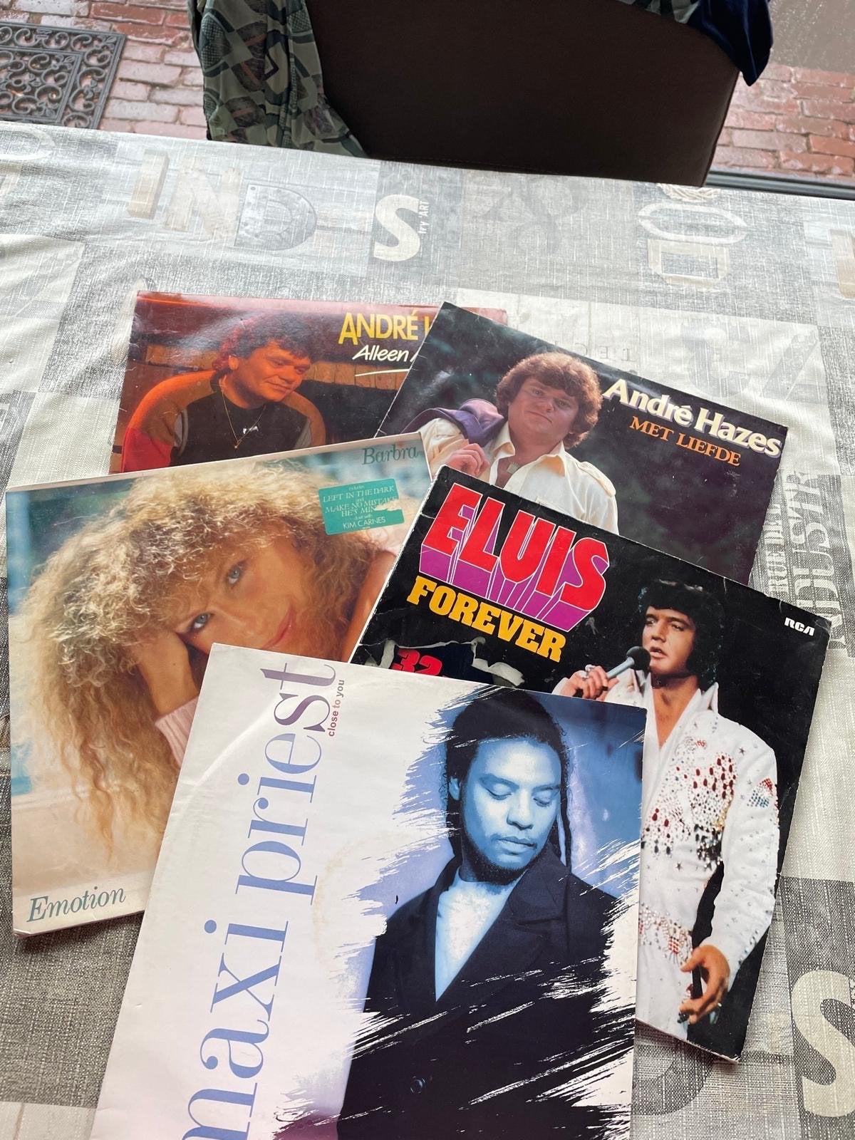 Diverse Pop Vinylplaten: André Hazes, Elvis, Maxi Priest, Ophalen, LP, Gebruikt, Pop