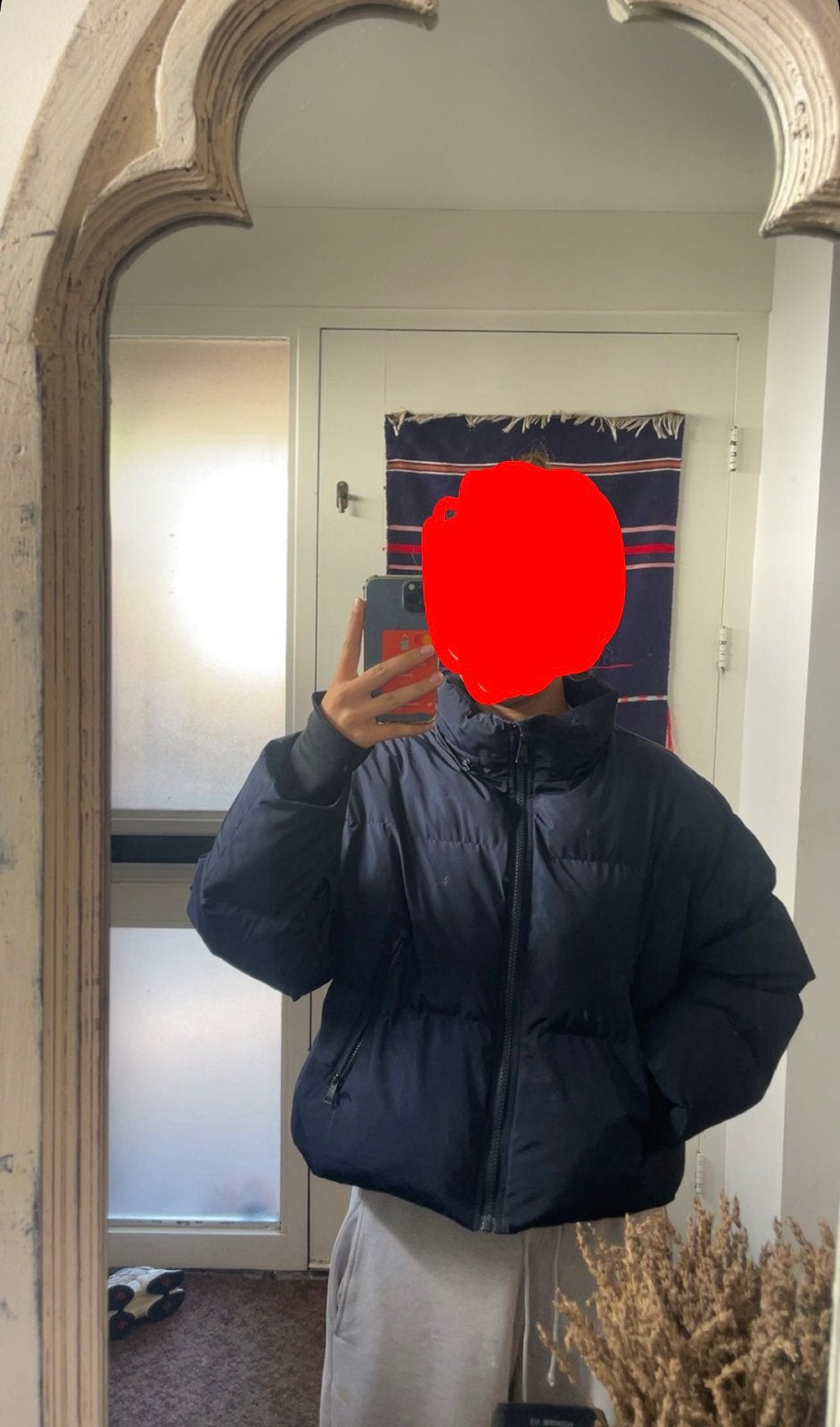 winterjas, Ophalen of Verzenden, Gedragen, Maat 48/50 (M), Blauw