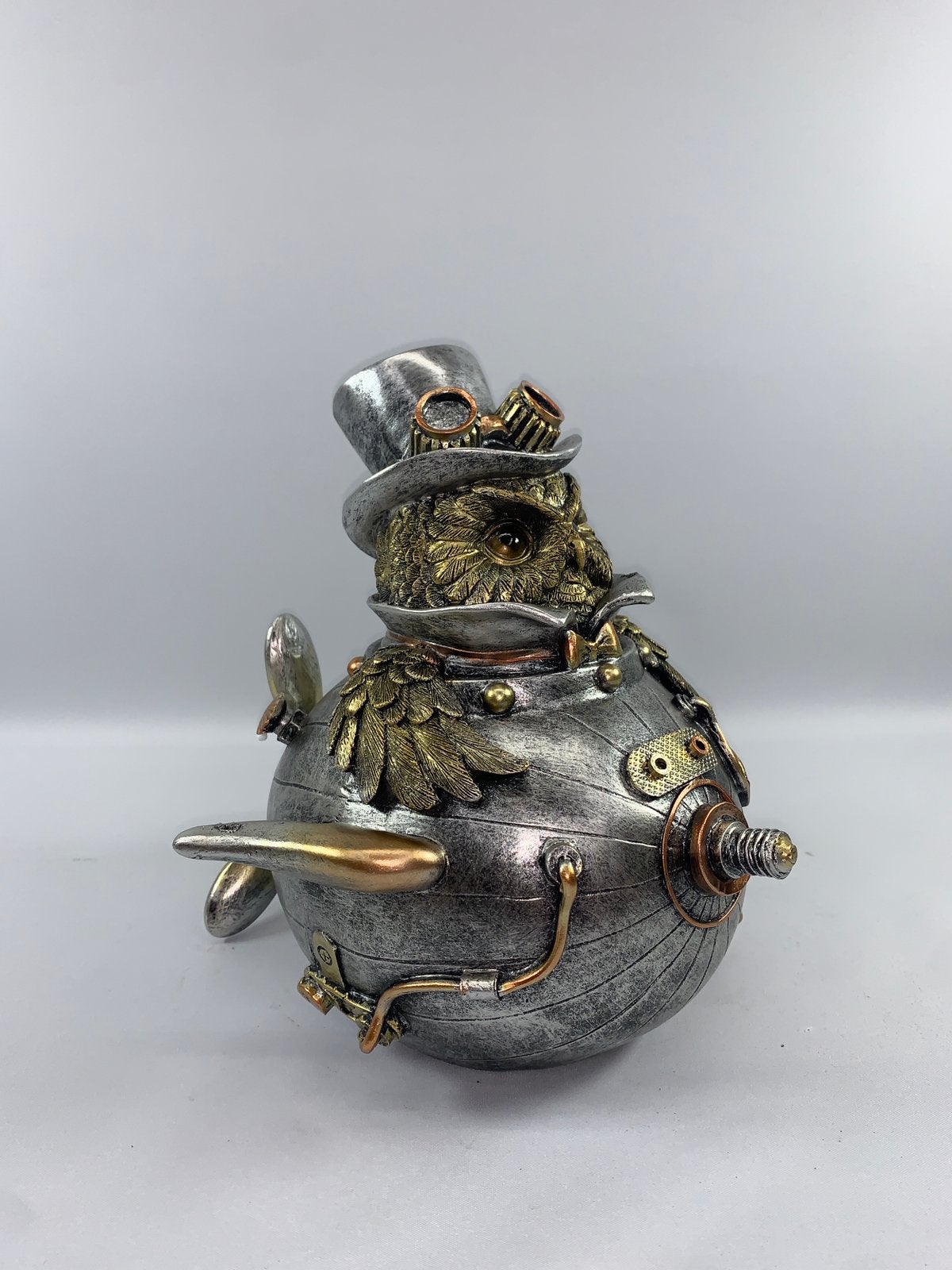 Steampunk Uil - Decoratie - Shabella-deco, Shabella, Nieuw, Ophalen of Verzenden, Shabelladeco@outlook.com
