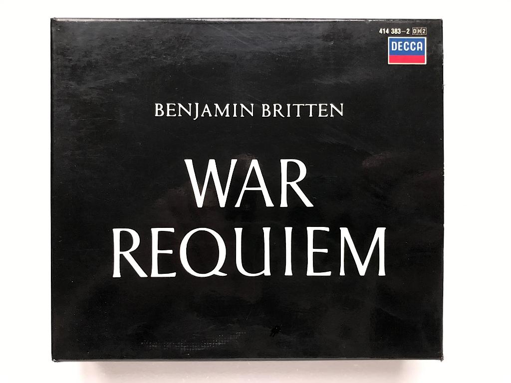 Benjamin Britten, War Requiem. 2 CD box met boekje, Ophalen of Verzenden, Modernisme tot heden, Zo goed als nieuw, Opera of Operette
