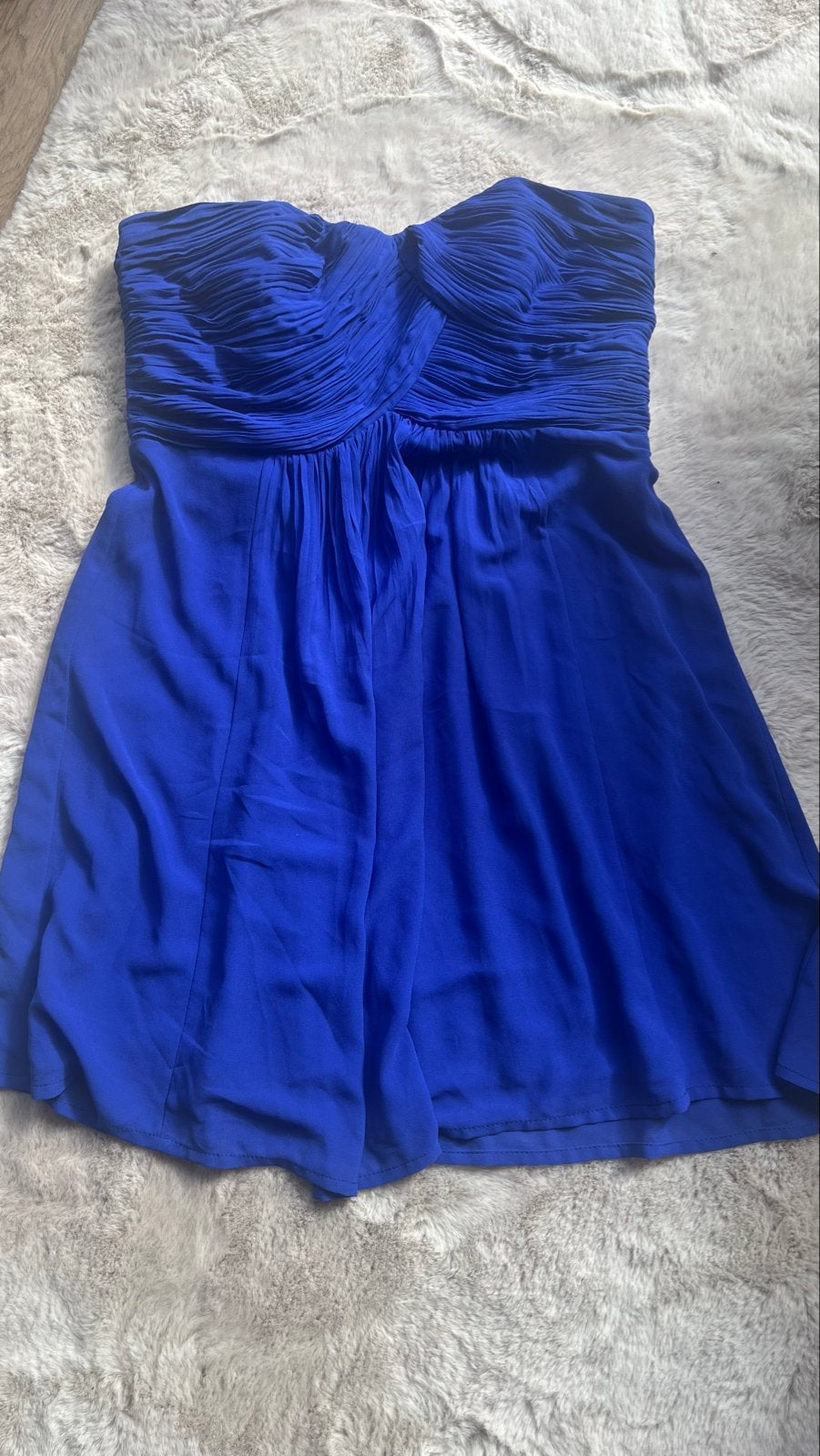 Prachtige blauwe strapless jurk - Steps, maat 40, Maat 38/40 (M), Blauw, Ophalen of Verzenden, Zo goed als nieuw