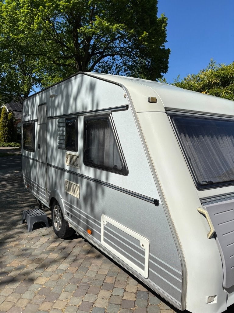 Te koop mooie Kip Greyline Special met veel opties, bj 2000, Caravans en Kamperen, Vast bed, Rondzit, Kip, 750 - 1000 kg