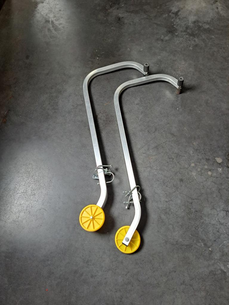 Ladderhaken met wielen voor dakwerkzaamheden, Ophalen of Verzenden, Minder dan 2 meter