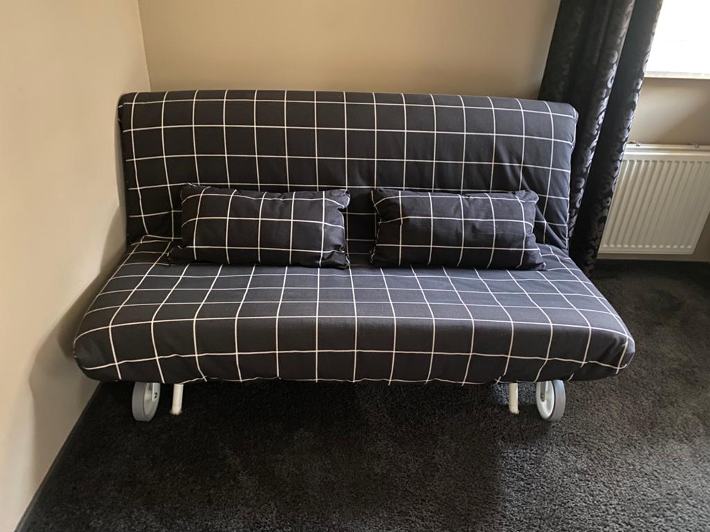 Slaapbank, Ophalen, Gebruikt, Tweepersoons, 160 cm