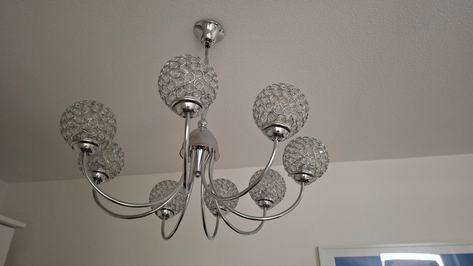Design lampen Richard Essig: hanglamp en/of plafondlamp set, Ophalen, Gebruikt, Glas, 50 tot 75 cm