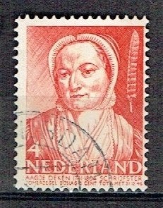 Nedetrland 1941 nr. 394 Aagje Deken Schrijfster MAASDAM, Verzenden, Gestempeld, Overige thema's