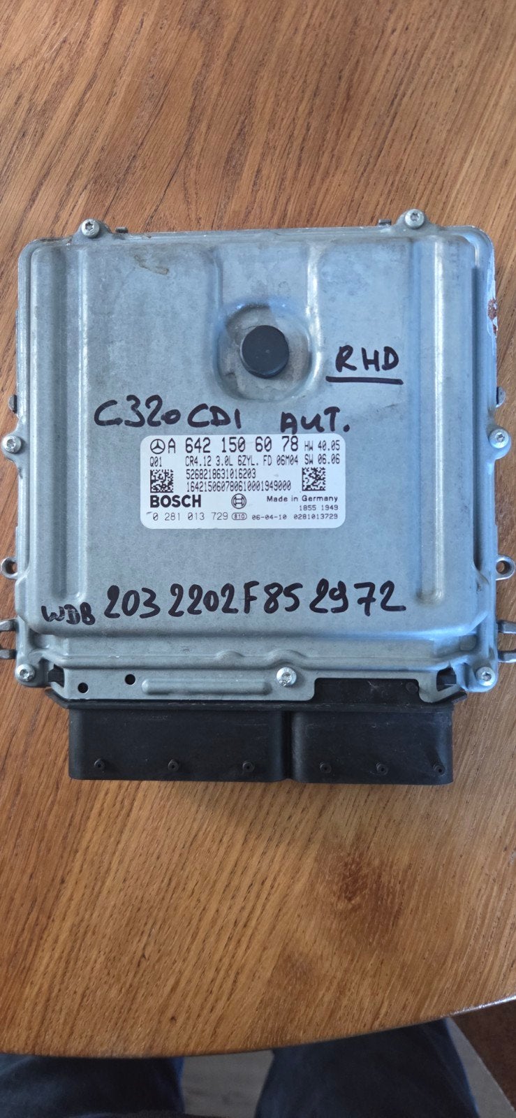 A 642 150 60 78 ecu/contactslot met 2 sleutels /stuurslot, Ophalen of Verzenden, Gebruikt, Mercedes-Benz